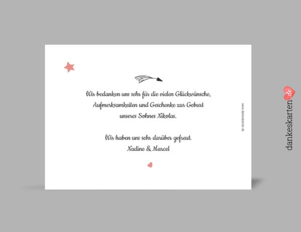 Geburtskarte Sweet Baby – Bild 2