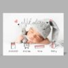 Dankeskarte zur Geburt, Geburtskarte, Babykarte, Fotokarte, Geburt, Junge, Mädchen, Baby, Kleinkind, selbst Gestalten, Text Babykarte, Text Dankeskarte